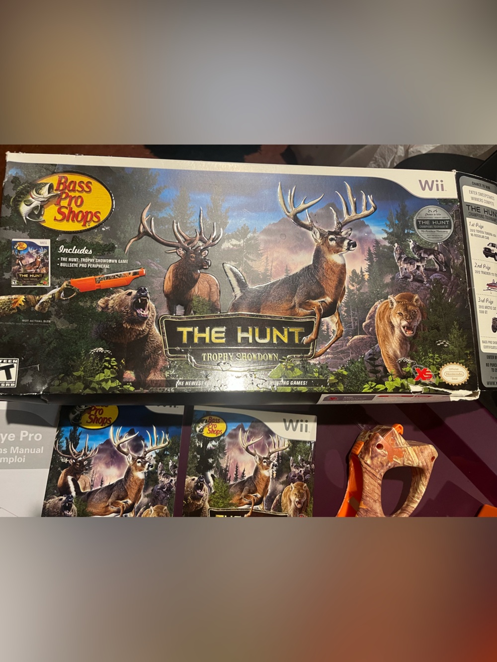 Wii  THE HUNT trophy showdown bundle